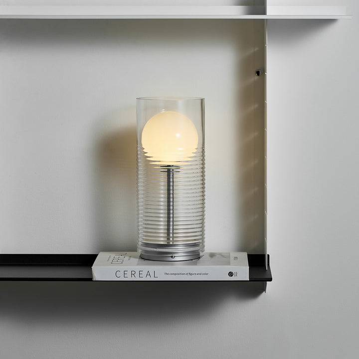 VEYRA Adjustable Multi-Tier Metal Floating Shelves in Matte White