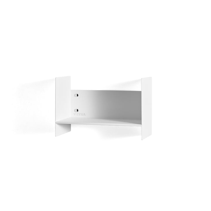Veyra Ultra-Slim Metal Floating Shelves in Matte White