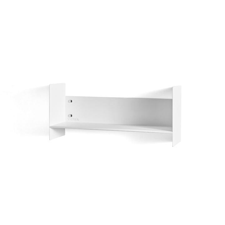 Veyra Ultra-Slim Metal Floating Shelves in Matte White