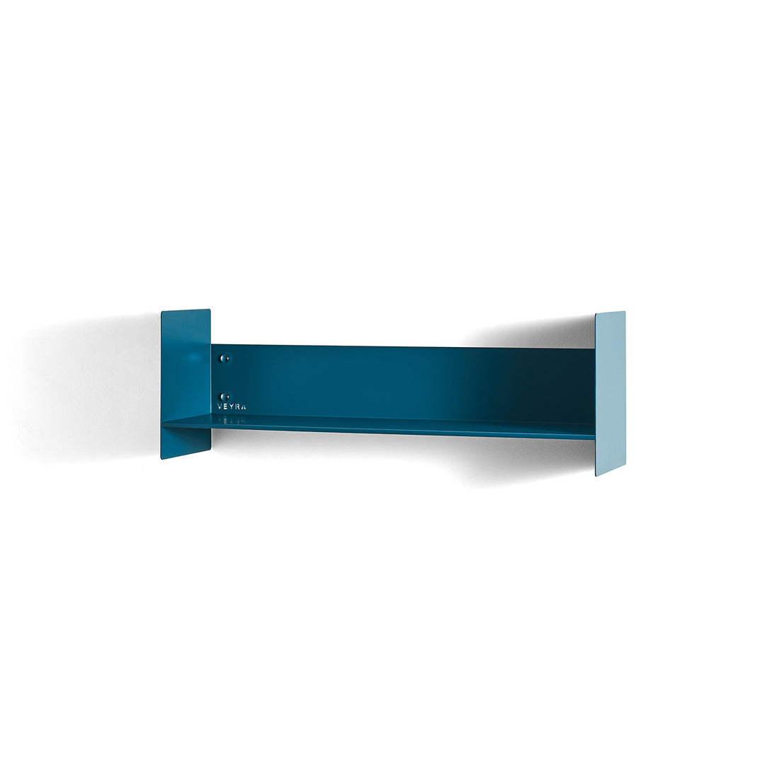 Veyra Ultra-Slim Metal Floating Shelves in Matte Blue