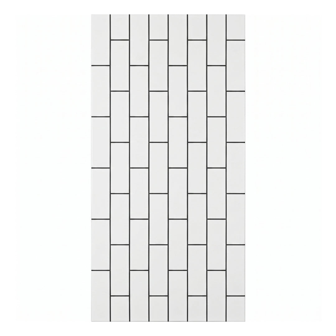 VEYRA Waterproof Interlocking Wall Panels, 24" x 48", 4-Pack